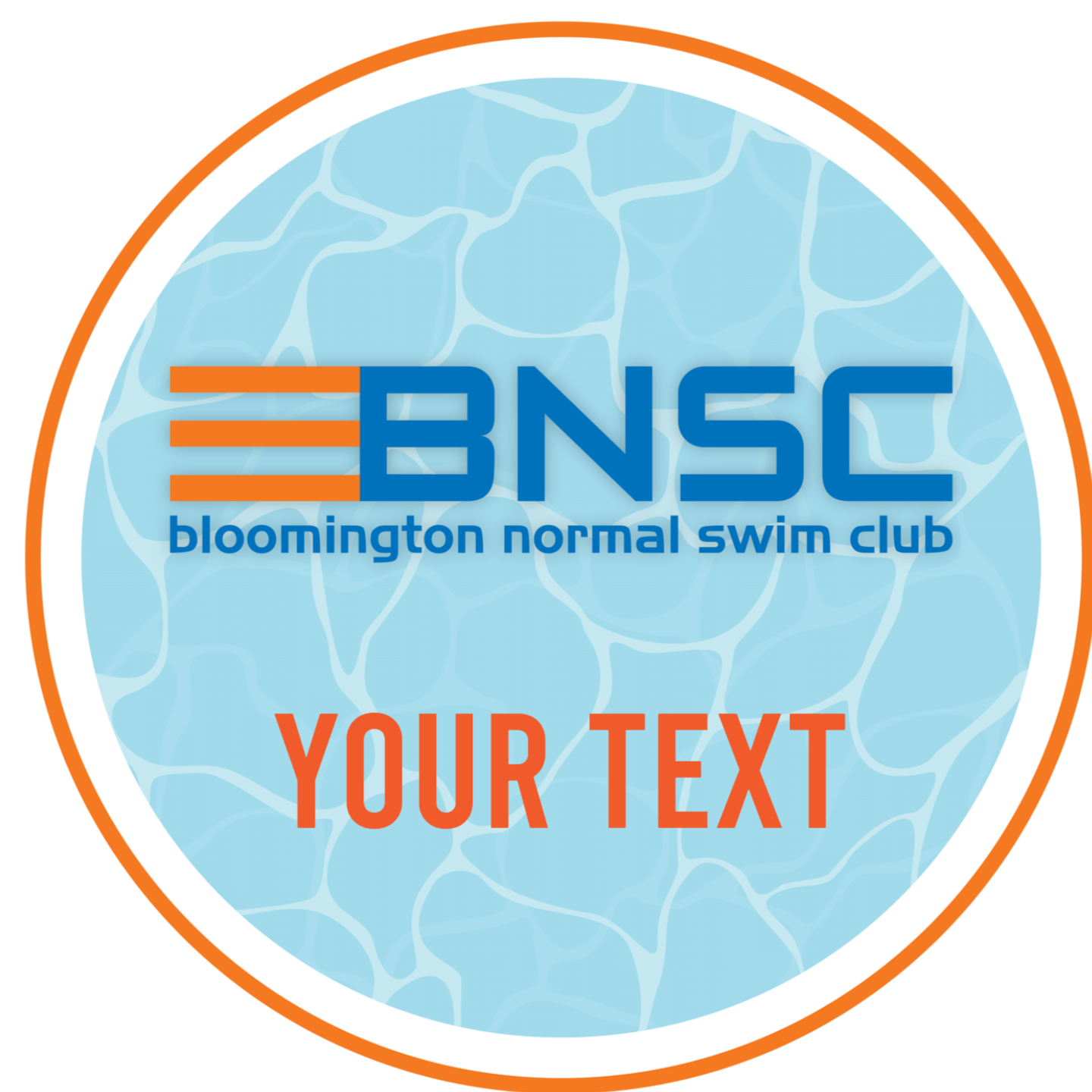 Bloomington Normal Swim Club Yard Sign Stellar Sports Yard Signs